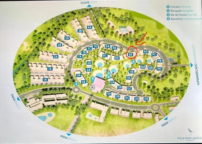 Salgados, Lagoas アパート *